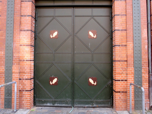 Doorway near the river bank.